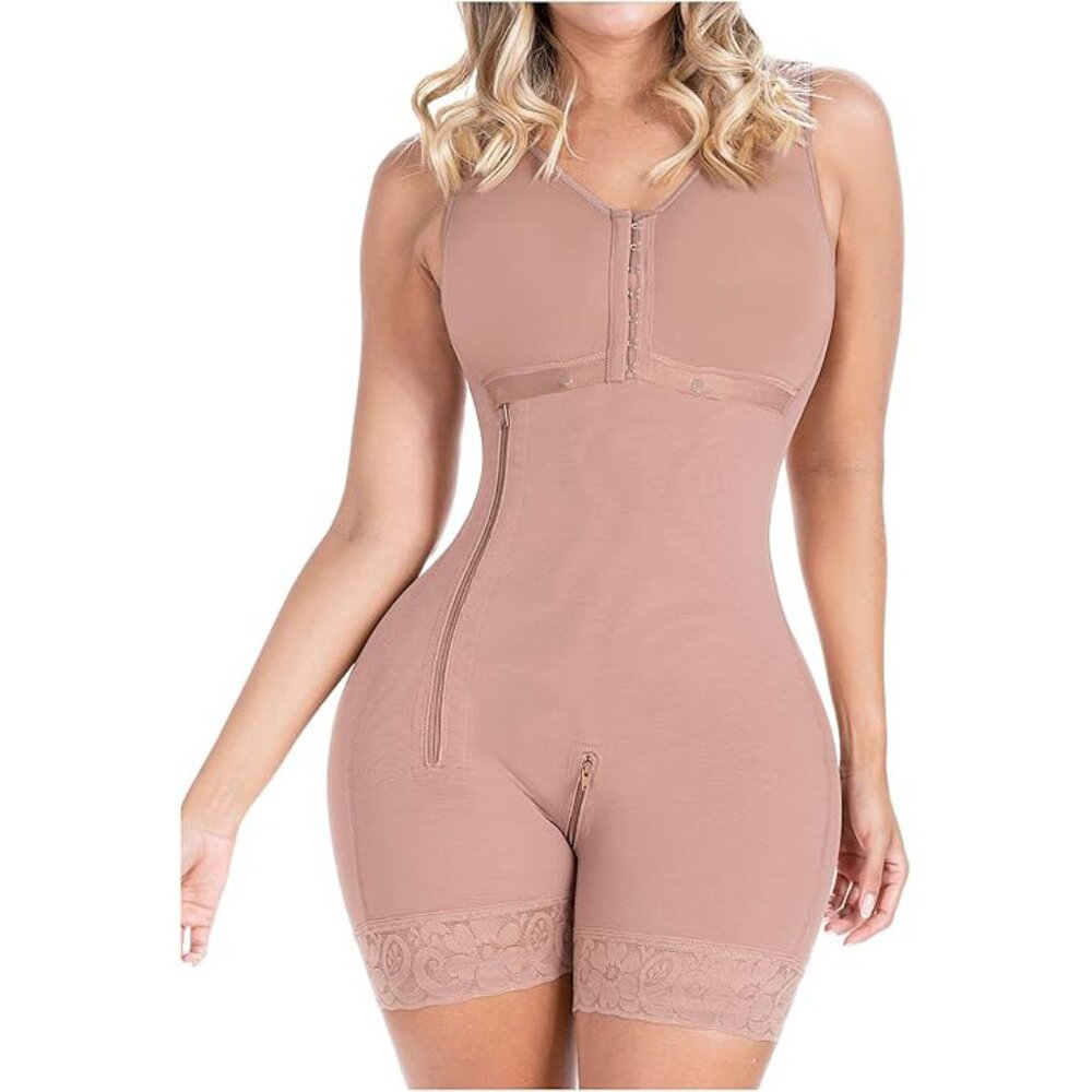 NWT Sonryse 058 Faja Colombiana Postpartum Girdle Mocha X-Large